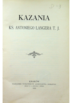 Kazania 1903 r