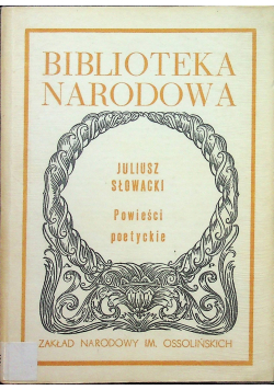 Słowacki Powieści poetyckie