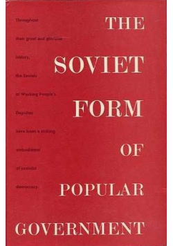 The Soviet form of popular government