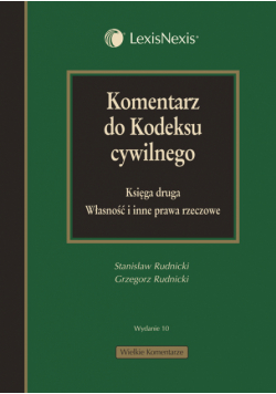 Komentarz do kodeksu cywilnego Księga druga