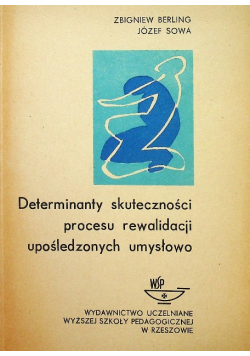 Determinanty skuteczności procesu rewalidacji upośledzonych umysłowo
