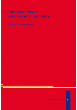 Fundamentals of synchronic linguistics
