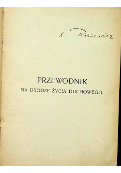 Przewodnik na drodze życia duchowego Katalog wydawnictw 1988 r