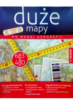 Zestaw map do nauki geografii