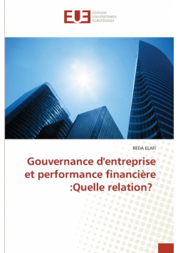 Gouvernance d'entreprise et performance financière