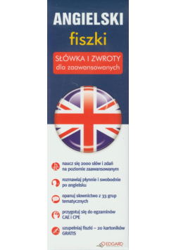 Angielski Fiszki Słówka i zwroty dla zaawansowanych