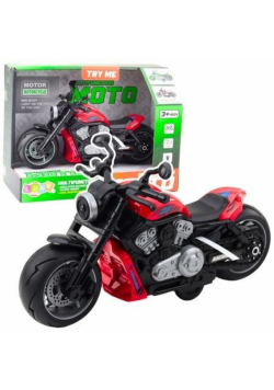 Motocykl na baterie czerwony