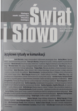 Świat i Słowa Nr 1