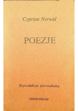 Norwida Poezje