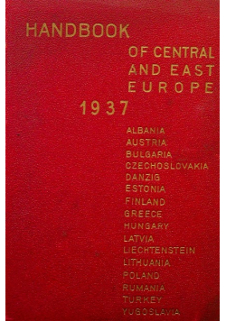 Handbook of Central and East Europe