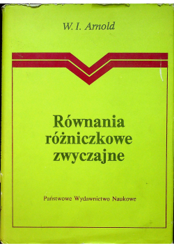 Równania różniczkowe zwyczajne