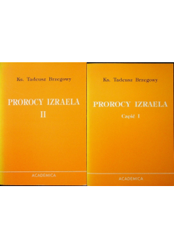 Prorocy Izraela Część 1 i 2