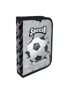 Piórnik dwuklapkowy z wyposażeniem SOCCER 1
