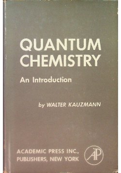 Quantum Chemistry. An Introduction.
