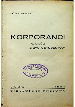 Korporanci 1934 r.