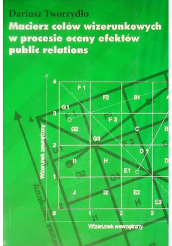 Macierz celów wizerunkowych w procesie oceny efektów public relations