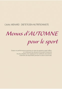 Menus d'automne pour le sport