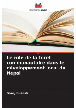 Le rôle de la forêt communautaire dans le développement local du Népal