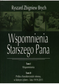 Wspomnienia Starszego Pana Tom I