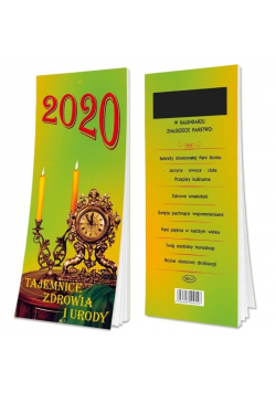Kalendarz 2020 Tygodniowy z magnesem SD1-1