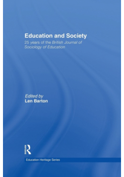 Education and Society