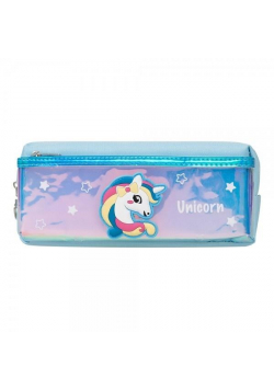 Piórnik Unicorn niebieski STRIGO