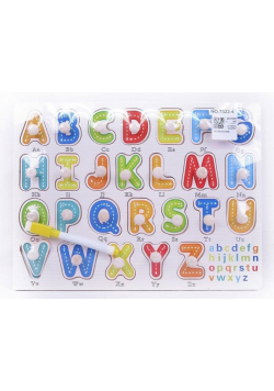 Puzzle drewniane literki