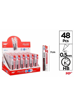 Wkłady do ołówka HB 0.5mm (48szt)