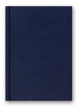 Kalendarz 2025 B6 dzienny vivella niebieski