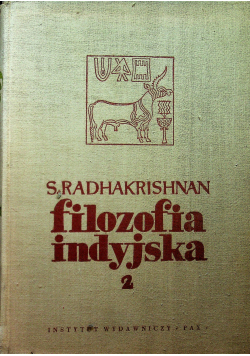 Filozofia indyjska Tom II