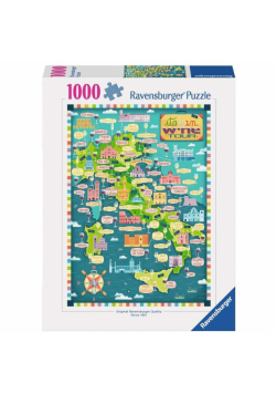 Puzzle 1000 Mapa włoskich win