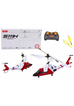 Helikopter RC Żyroskop Syma S111 czerwono biały