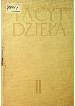 Tacyt dzieła Część II