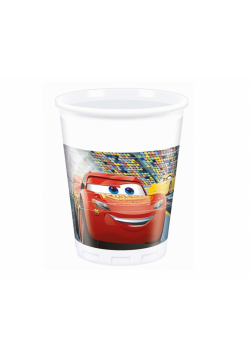 Kubeczki plastikowe Cars 3 Disney 200ml 8szt