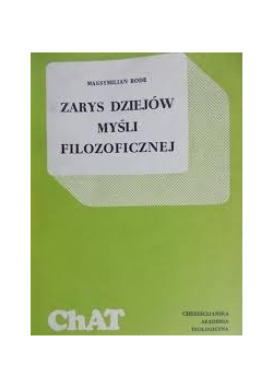 Zarys dziejów myśli filozoficznej