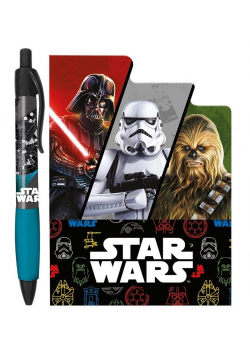 Zestaw dług. autom. + notes kształtowy Stars Wars