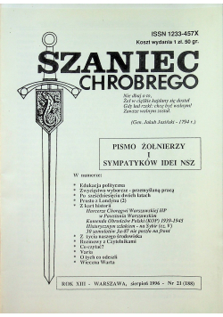 Szaniec Chrobrego Pismo żołnierzy i sympatyków idei NSZ nr  21