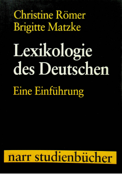 Lexikologie des Deutschen