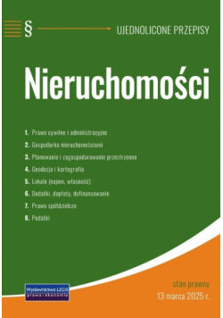Nieruchomości - ujednolicone przepisy