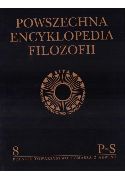 Powszechna Encyklopedia Filozofii t.8 P-S