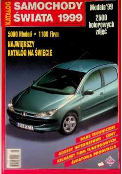 Katalog Samochody Świata Nr 1 / 99