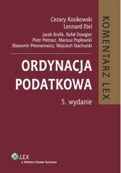 Dowger   nn - Ordynacja podatkowa Komentarz