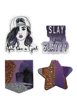 Zakładki magnetyczne gwiazda/slay girl 4 sztuki