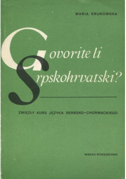 Zwięzły kurs języka serbsko chorwackiego