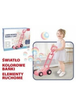 Kosiarka na bańki różowa