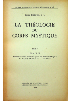 La Theologie du Corps Mystique 1944 r
