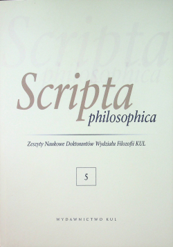 Scripta philosophica 5