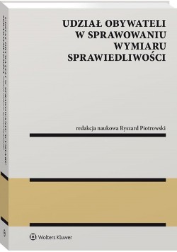 Udział obywateli w sprawowaniu wymiaru sprawiedliwości