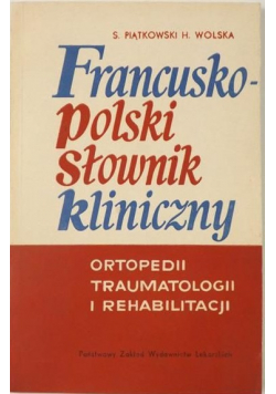 Francusko polski słownik kliniczny