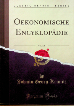 Oekonomische Encyklopadie Reprint